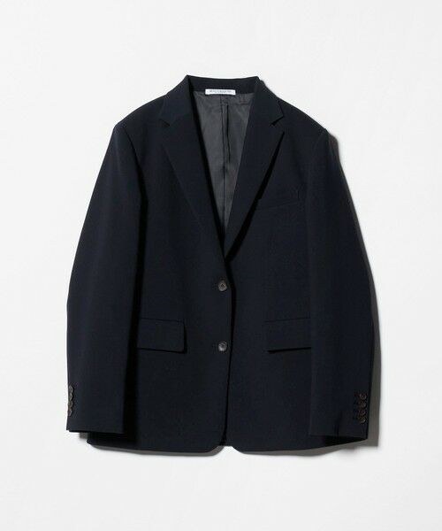 BEAUTY&YOUTH UNITED ARROWS / ビューティー&ユース ユナイテッドアローズ テーラードジャケット | ポリエステルブレンド ツイル テーラードジャケット（NAVY）
