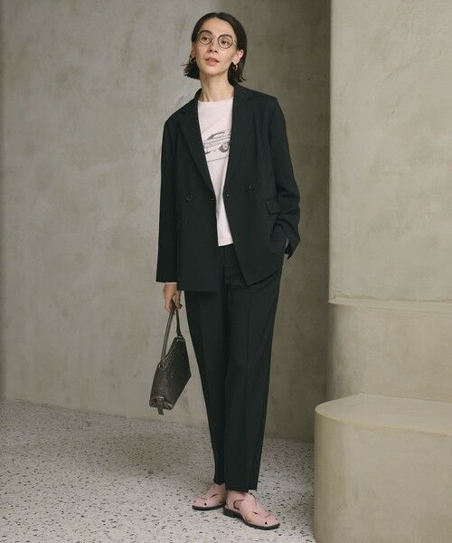 BEAUTY&YOUTH UNITED ARROWS / ビューティー&ユース ユナイテッドアローズ テーラードジャケット | 【WEB限定 Wardrobe DAILY MINIMAL】メランジ ダブルジャケット ウォッシャブル | 詳細3