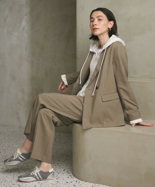 BEAUTY&YOUTH UNITED ARROWS / ビューティー&ユース ユナイテッドアローズ テーラードジャケット | 【WEB限定 Wardrobe DAILY MINIMAL】メランジ ダブルジャケット ウォッシャブル | 詳細18