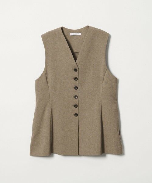 BEAUTY&YOUTH UNITED ARROWS / ビューティー&ユース ユナイテッドアローズ ベスト | 【WEB限定 Wardrobe DAILY MINIMAL】メランジ ペプラムベスト ウォッシャブル | 詳細23