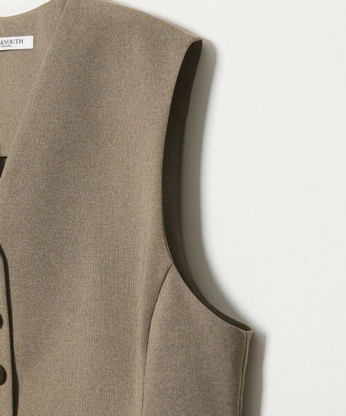 BEAUTY&YOUTH UNITED ARROWS / ビューティー&ユース ユナイテッドアローズ ベスト | 【WEB限定 Wardrobe DAILY MINIMAL】メランジ ペプラムベスト ウォッシャブル | 詳細26
