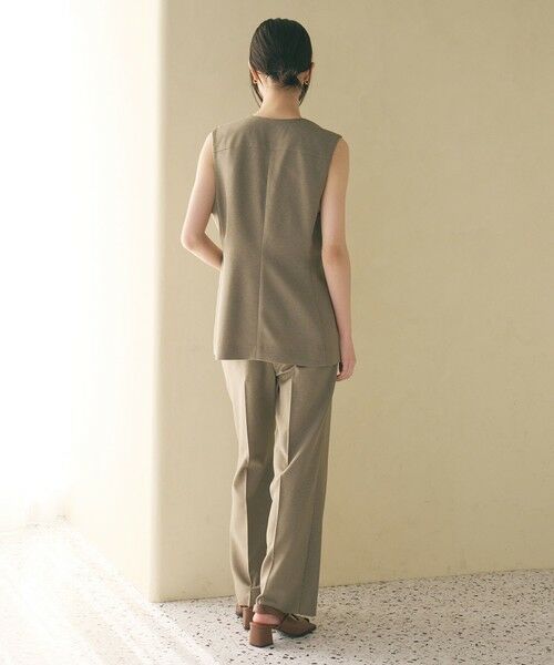 BEAUTY&YOUTH UNITED ARROWS / ビューティー&ユース ユナイテッドアローズ ベスト | 【WEB限定 Wardrobe DAILY MINIMAL】メランジ ペプラムベスト ウォッシャブル | 詳細11