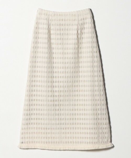 BEAUTY&YOUTH UNITED ARROWS / ビューティー&ユース ユナイテッドアローズ ロング・マキシ丈スカート | レースフリンジスカート ウォッシャブル | 詳細1