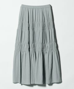 BEAUTY&YOUTH UNITED ARROWS / ビューティー&ユース ユナイテッドアローズ ロング・マキシ丈スカート | レーヨンブレンド シャーリング ロングスカート