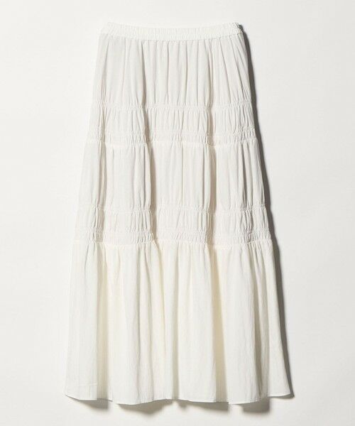 BEAUTY&YOUTH UNITED ARROWS / ビューティー&ユース ユナイテッドアローズ ロング・マキシ丈スカート | レーヨンブレンド シャーリング ロングスカート | 詳細5