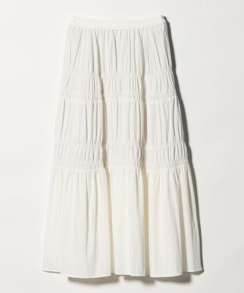 BEAUTY&YOUTH UNITED ARROWS / ビューティー&ユース ユナイテッドアローズ ロング・マキシ丈スカート | レーヨンブレンド シャーリング ロングスカート | 詳細4