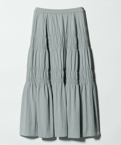 BEAUTY&YOUTH UNITED ARROWS / ビューティー&ユース ユナイテッドアローズ ロング・マキシ丈スカート | レーヨンブレンド シャーリング ロングスカート | 詳細8