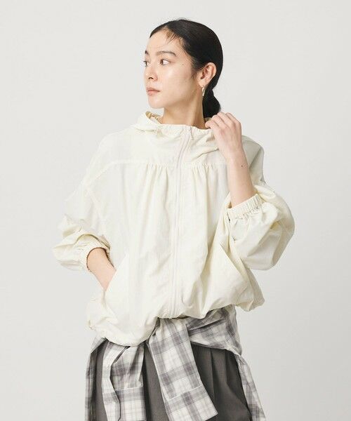 BEAUTY&YOUTH UNITED ARROWS / ビューティー&ユース ユナイテッドアローズ ブルゾン | ナイロン ギャザーフードブルゾン ウォッシャブル | 詳細2