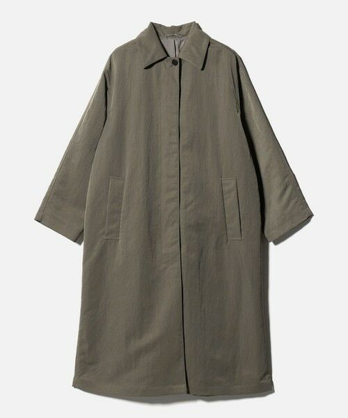 BEAUTY&YOUTH UNITED ARROWS / ビューティー&ユース ユナイテッドアローズ ステンカラーコート | ナイロン ステンカラーコート（DK.GRAY）