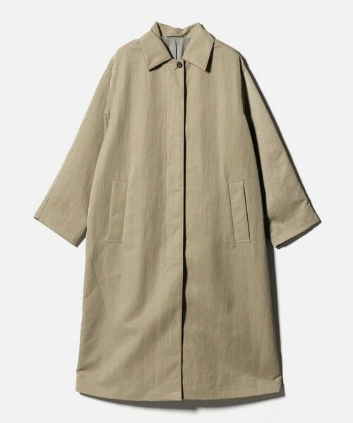 BEAUTY&YOUTH UNITED ARROWS / ビューティー&ユース ユナイテッドアローズ ステンカラーコート | ナイロン ステンカラーコート（BEIGE）