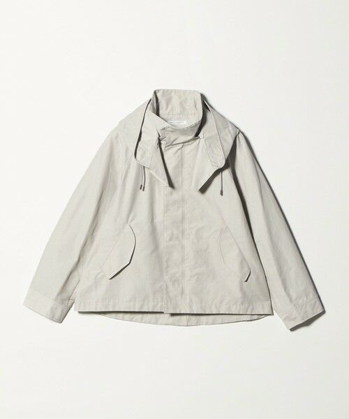 BEAUTY&YOUTH UNITED ARROWS / ビューティー&ユース ユナイテッドアローズ その他アウター | グログランフード マウンテンパーカー ウォッシャブル はっ水（LT.GRAY）