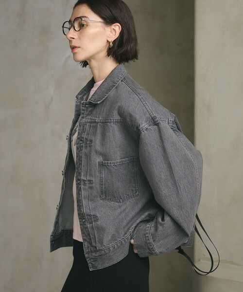 BEAUTY&YOUTH UNITED ARROWS / ビューティー&ユース ユナイテッドアローズ Gジャン・デニムジャケット | 【WEB限定】ルーズ デニムジャケット（MD.GRAY）