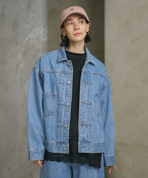 BEAUTY&YOUTH UNITED ARROWS / ビューティー&ユース ユナイテッドアローズ Gジャン・デニムジャケット | 【WEB限定】ルーズ デニムジャケット | 詳細8