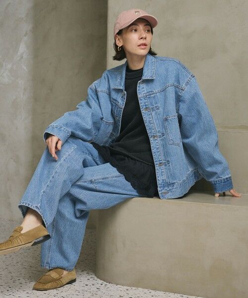 BEAUTY&YOUTH UNITED ARROWS / ビューティー&ユース ユナイテッドアローズ Gジャン・デニムジャケット | 【WEB限定】ルーズ デニムジャケット | 詳細13