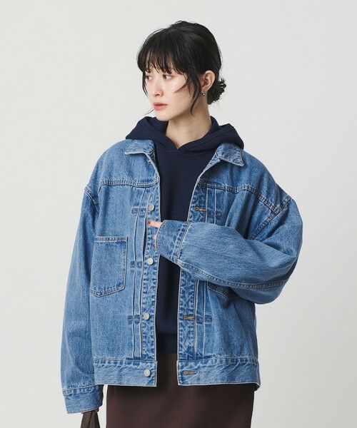 BEAUTY&YOUTH UNITED ARROWS / ビューティー&ユース ユナイテッドアローズ Gジャン・デニムジャケット | 【WEB限定】ルーズ デニムジャケット | 詳細14
