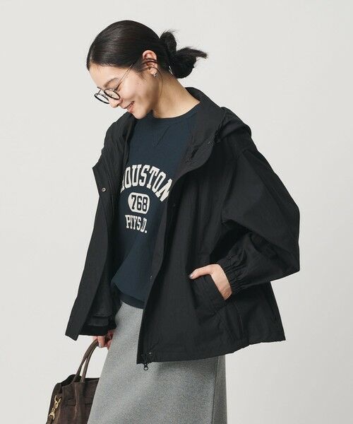 BEAUTY&YOUTH UNITED ARROWS / ビューティー&ユース ユナイテッドアローズ ブルゾン | 【WEB限定】コットンナイロン フードブルゾン ウォッシャブル | 詳細1