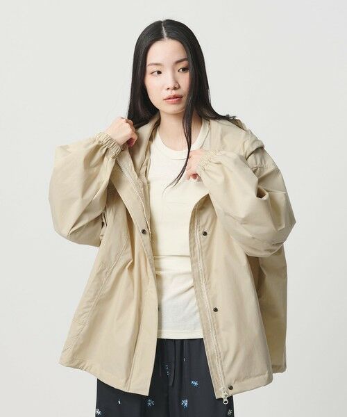 BEAUTY&YOUTH UNITED ARROWS / ビューティー&ユース ユナイテッドアローズ ブルゾン | 【WEB限定】コットンナイロン フードブルゾン ウォッシャブル | 詳細10