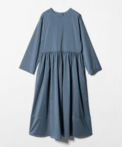 BEAUTY&YOUTH UNITED ARROWS / ビューティー&ユース ユナイテッドアローズ ロング・マキシ丈ワンピース | ポリエステル ギャザーフレアワンピース