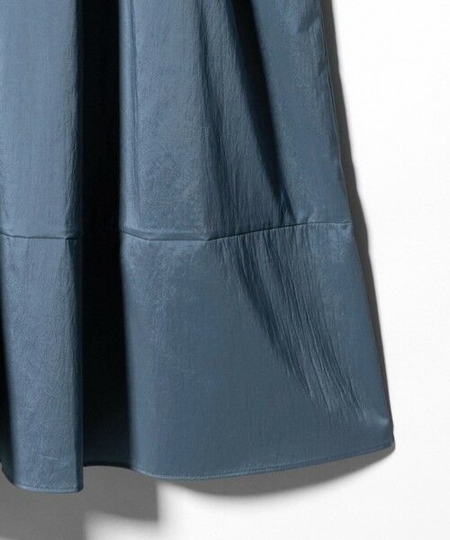 BEAUTY&YOUTH UNITED ARROWS / ビューティー&ユース ユナイテッドアローズ ロング・マキシ丈ワンピース | ポリエステル ギャザーフレアワンピース | 詳細7