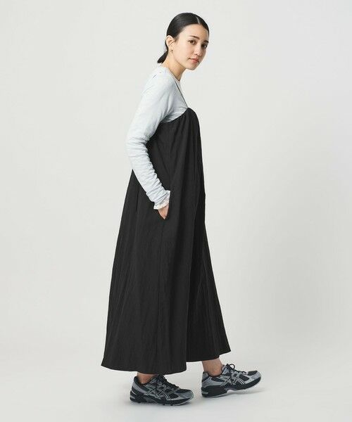 BEAUTY&YOUTH UNITED ARROWS / ビューティー&ユース ユナイテッドアローズ ロング・マキシ丈ワンピース | ギャザー ロングキャミソール ワンピース ウォッシャブル | 詳細3