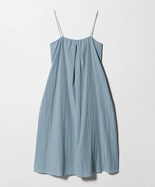 BEAUTY&YOUTH UNITED ARROWS / ビューティー&ユース ユナイテッドアローズ ロング・マキシ丈ワンピース | ギャザー ロングキャミソール ワンピース ウォッシャブル（LT.BLUE）