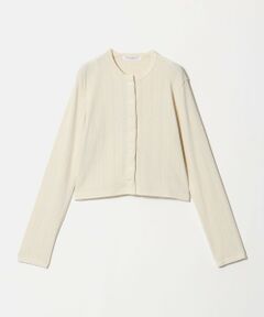 BEAUTY&YOUTH UNITED ARROWS / ビューティー&ユース ユナイテッドアローズ カーディガン・ボレロ | コットン パターンメッシュ カーディガン ウォッシャブル