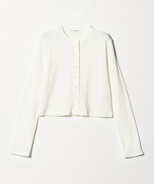 BEAUTY&YOUTH UNITED ARROWS / ビューティー&ユース ユナイテッドアローズ カーディガン・ボレロ | コットン パターンメッシュ カーディガン ウォッシャブル | 詳細4