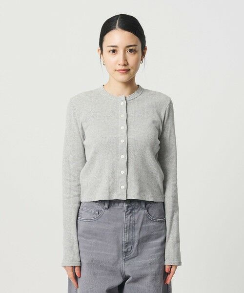 BEAUTY&YOUTH UNITED ARROWS / ビューティー&ユース ユナイテッドアローズ カーディガン・ボレロ | コットン パターンメッシュ カーディガン ウォッシャブル | 詳細18