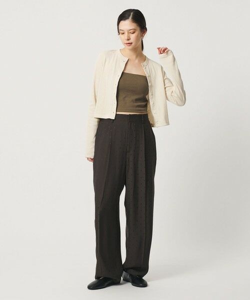 BEAUTY&YOUTH UNITED ARROWS / ビューティー&ユース ユナイテッドアローズ カーディガン・ボレロ | コットン パターンメッシュ カーディガン ウォッシャブル | 詳細27