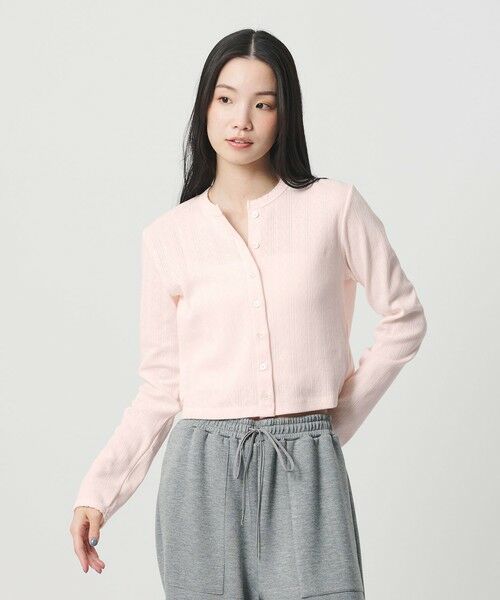 BEAUTY&YOUTH UNITED ARROWS / ビューティー&ユース ユナイテッドアローズ カーディガン・ボレロ | コットン パターンメッシュ カーディガン ウォッシャブル | 詳細27