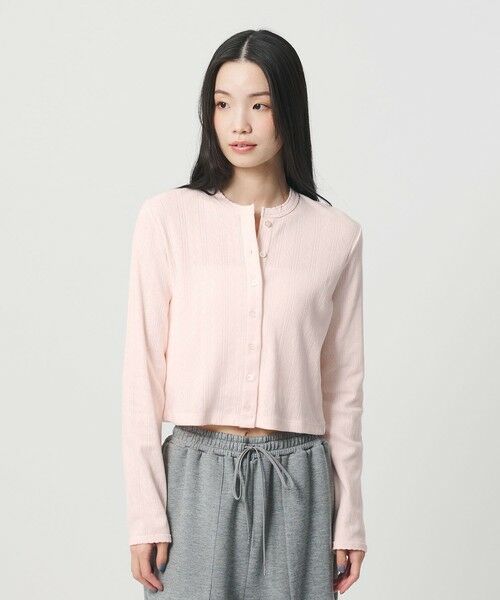 BEAUTY&YOUTH UNITED ARROWS / ビューティー&ユース ユナイテッドアローズ カーディガン・ボレロ | コットン パターンメッシュ カーディガン ウォッシャブル | 詳細28