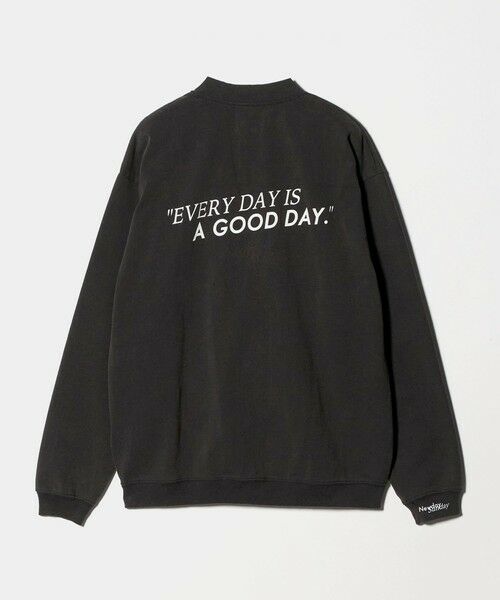 BEAUTY&YOUTH UNITED ARROWS / ビューティー&ユース ユナイテッドアローズ カーディガン・ボレロ | 【別注】＜HEAR MY NAME＞ロゴ スウェットカーディガン ブラック | 詳細1