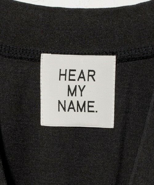 BEAUTY&YOUTH UNITED ARROWS / ビューティー&ユース ユナイテッドアローズ カーディガン・ボレロ | 【別注】＜HEAR MY NAME＞ロゴ スウェットカーディガン ブラック | 詳細11