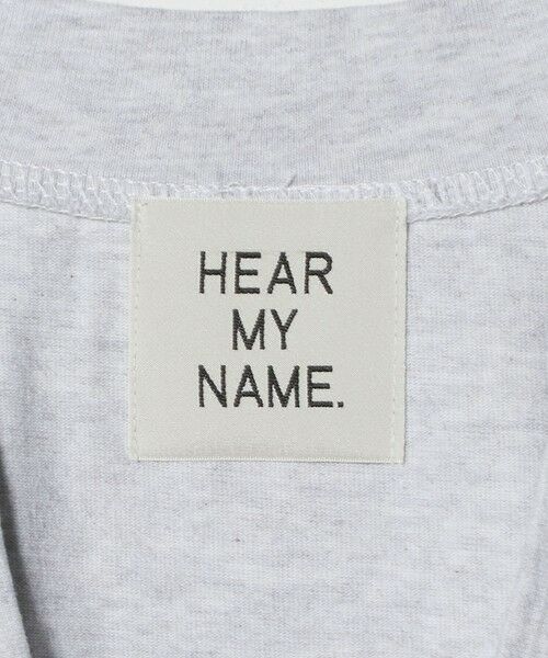 BEAUTY&YOUTH UNITED ARROWS / ビューティー&ユース ユナイテッドアローズ カーディガン・ボレロ | 【別注】＜HEAR MY NAME＞ロゴ スウェットカーディガン グレー | 詳細11