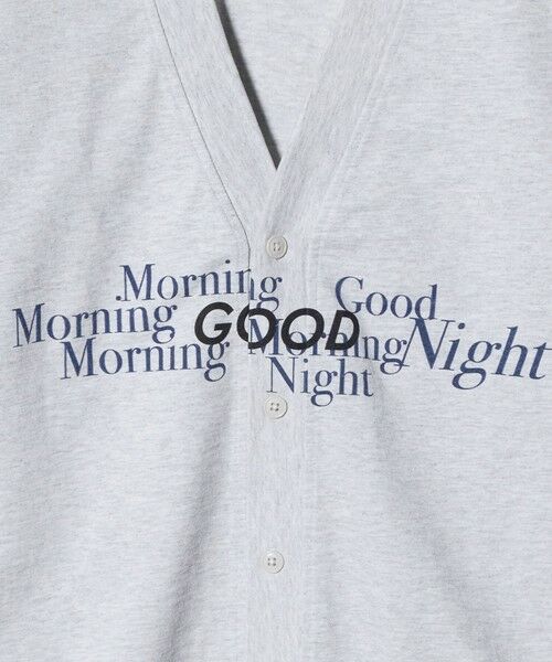 BEAUTY&YOUTH UNITED ARROWS / ビューティー&ユース ユナイテッドアローズ カーディガン・ボレロ | 【別注】＜HEAR MY NAME＞ロゴ スウェットカーディガン グレー | 詳細6