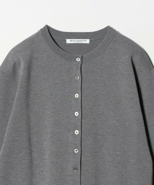BEAUTY&YOUTH UNITED ARROWS / ビューティー&ユース ユナイテッドアローズ カーディガン・ボレロ | コットンブレンド コンパクトクルーネック カーディガン ウォッシャブル | 詳細5