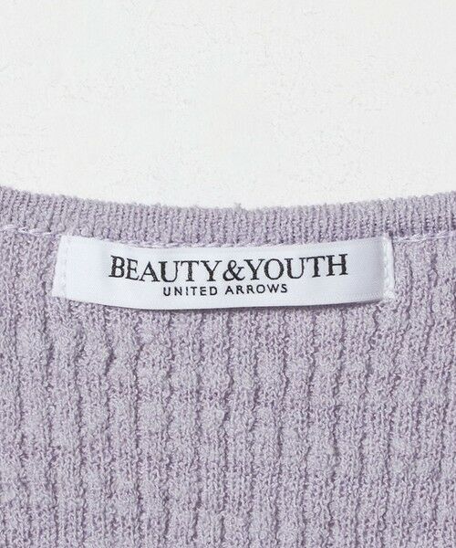 BEAUTY&YOUTH UNITED ARROWS / ビューティー&ユース ユナイテッドアローズ カーディガン・ボレロ | コットンナイロンスラブ フロントボタン カーディガン | 詳細13