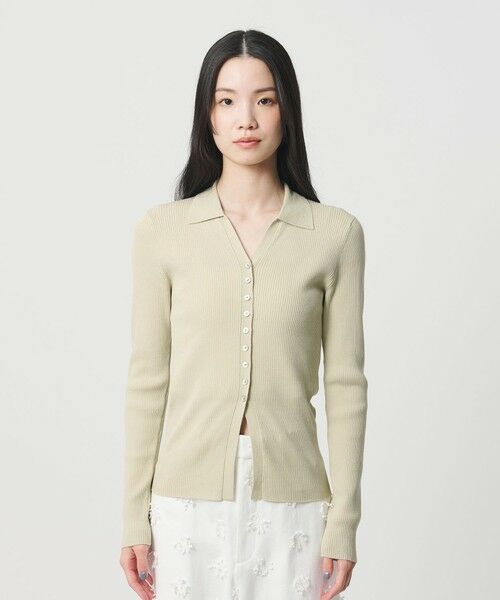 BEAUTY&YOUTH UNITED ARROWS / ビューティー&ユース ユナイテッドアローズ カーディガン・ボレロ | スキッパー リブニットカーディガン ウォッシャブル | 詳細19