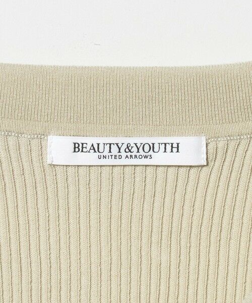 BEAUTY&YOUTH UNITED ARROWS / ビューティー&ユース ユナイテッドアローズ カーディガン・ボレロ | スキッパー リブニットカーディガン ウォッシャブル | 詳細28