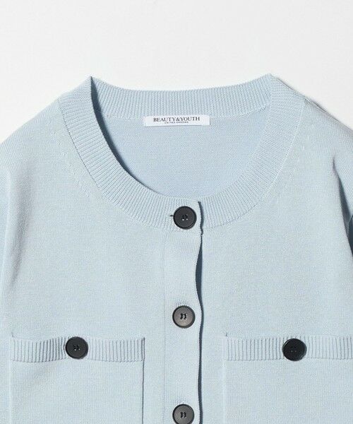BEAUTY&YOUTH UNITED ARROWS / ビューティー&ユース ユナイテッドアローズ カーディガン・ボレロ | ポケット コンパクト カーディガン ウォッシャブル | 詳細29