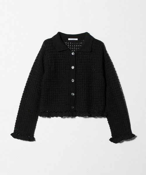 BEAUTY&YOUTH UNITED ARROWS / ビューティー&ユース ユナイテッドアローズ カーディガン・ボレロ | コットン ハンドクロシェ ニットカーディガン | 詳細4