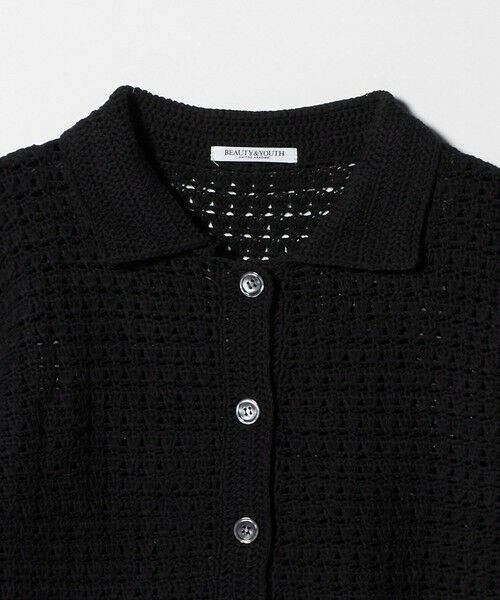 BEAUTY&YOUTH UNITED ARROWS / ビューティー&ユース ユナイテッドアローズ カーディガン・ボレロ | コットン ハンドクロシェ ニットカーディガン | 詳細6