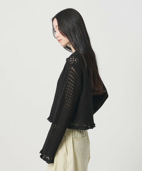 BEAUTY&YOUTH UNITED ARROWS / ビューティー&ユース ユナイテッドアローズ カーディガン・ボレロ | コットン ハンドクロシェ ニットカーディガン | 詳細2