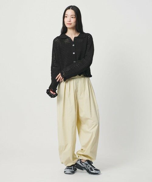 BEAUTY&YOUTH UNITED ARROWS / ビューティー&ユース ユナイテッドアローズ カーディガン・ボレロ | コットン ハンドクロシェ ニットカーディガン | 詳細3