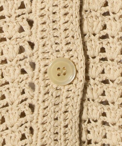 BEAUTY&YOUTH UNITED ARROWS / ビューティー&ユース ユナイテッドアローズ カーディガン・ボレロ | コットン ハンドクロシェ ニットカーディガン | 詳細19