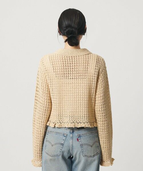 BEAUTY&YOUTH UNITED ARROWS / ビューティー&ユース ユナイテッドアローズ カーディガン・ボレロ | コットン ハンドクロシェ ニットカーディガン | 詳細13