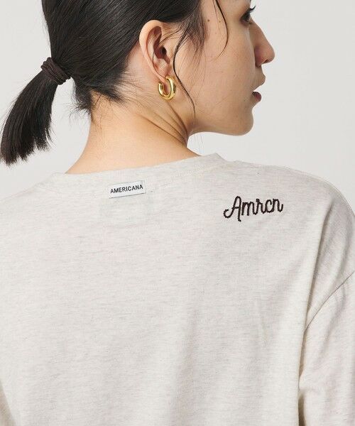 BEAUTY&YOUTH UNITED ARROWS / ビューティー&ユース ユナイテッドアローズ Tシャツ | 【WEB限定/別注】＜Americana＞プリント ロングスリーブTシャツ | 詳細12
