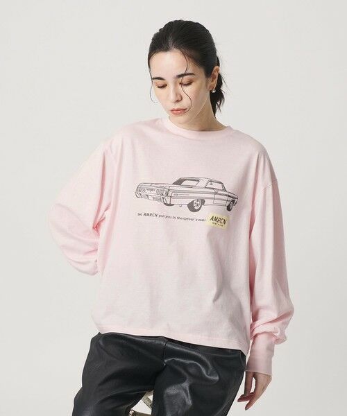BEAUTY&YOUTH UNITED ARROWS / ビューティー&ユース ユナイテッドアローズ Tシャツ | 【WEB限定/別注】＜Americana＞プリント ロングスリーブTシャツ | 詳細24