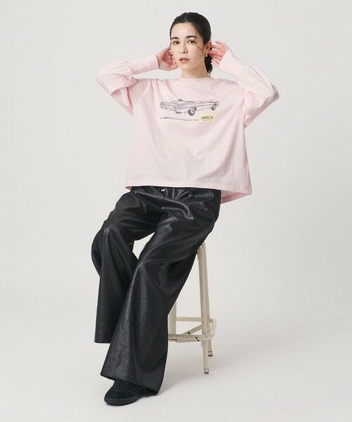 BEAUTY&YOUTH UNITED ARROWS / ビューティー&ユース ユナイテッドアローズ Tシャツ | 【WEB限定/別注】＜Americana＞プリント ロングスリーブTシャツ | 詳細26