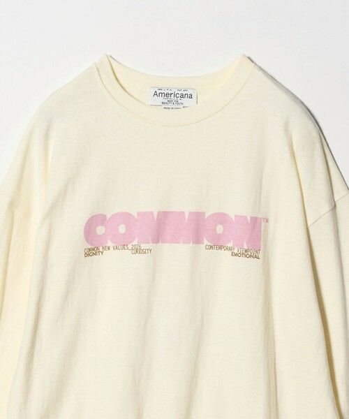 BEAUTY&YOUTH UNITED ARROWS / ビューティー&ユース ユナイテッドアローズ Tシャツ | 【別注】＜Americana＞プリント ロングスリーブTシャツ | 詳細6